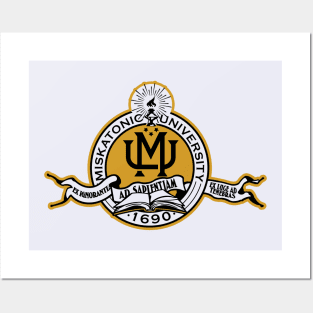 Retro Vintage Miskatonic University College Seal Posters and Art